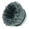 Weiler 3-1/2" Nylox Cup Brush .035/180SC Crimped Fill 5/8"-11 UNC Nut 14413